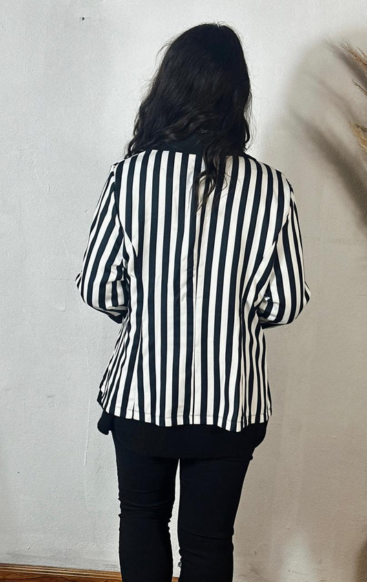 Stripe Blazer