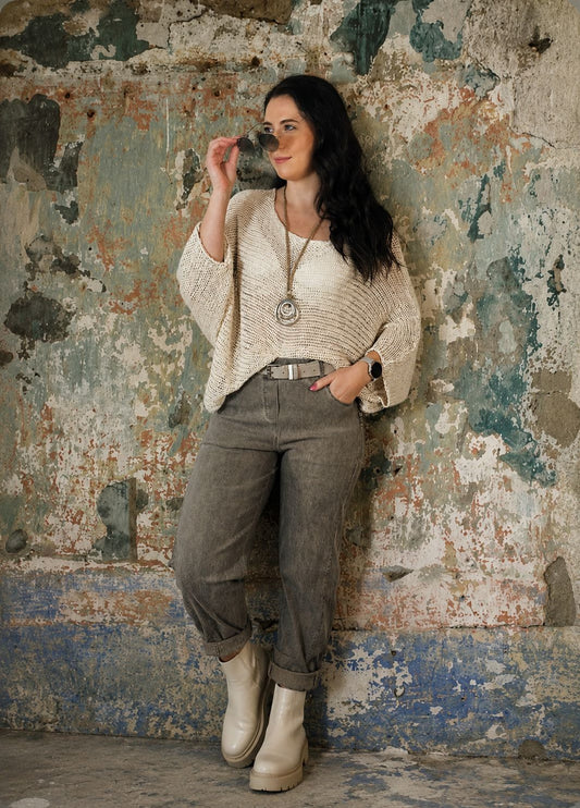 Zip Magic Pants Brown
