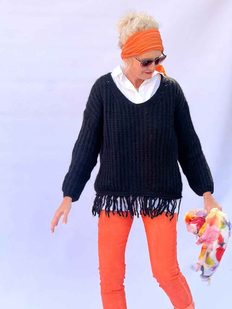 Mohair Tassle Jersey