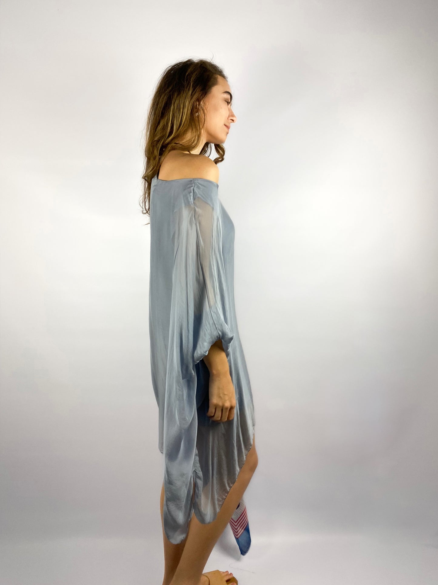 Long Silk Tops