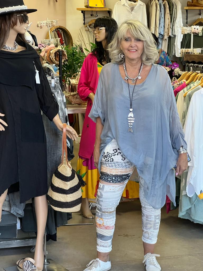 Long Silk Tops