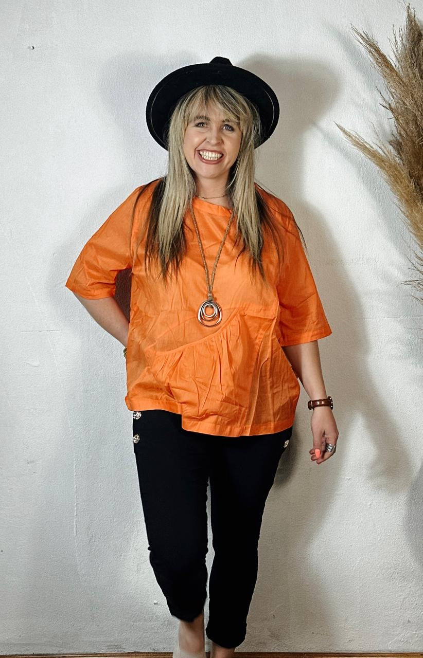 Yashvee Top Orange