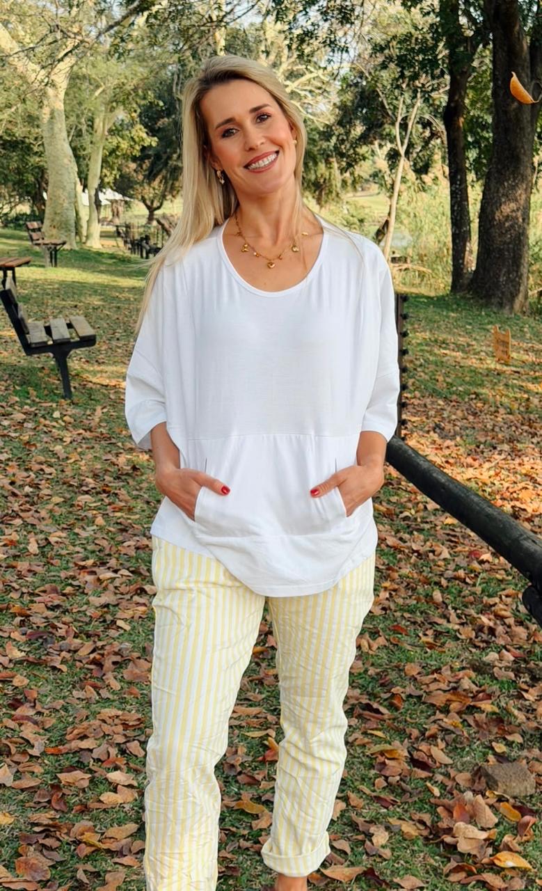 Yutika Top White