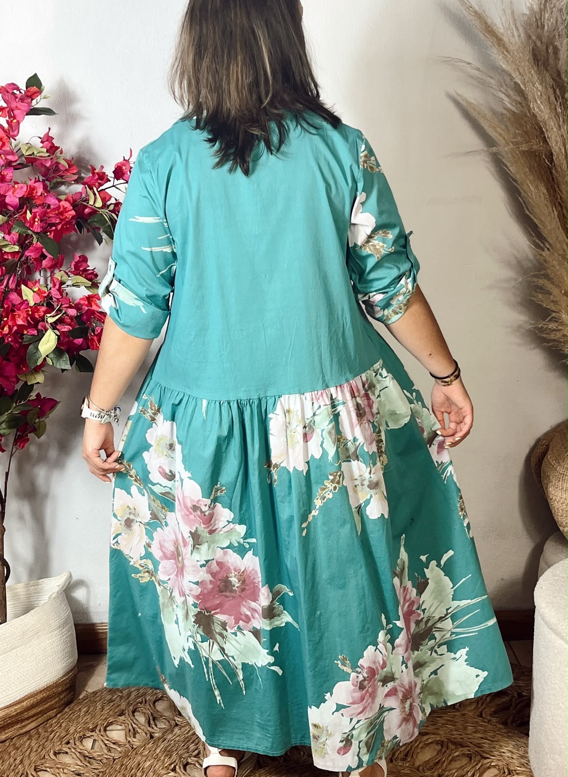 Winnie Dress Green