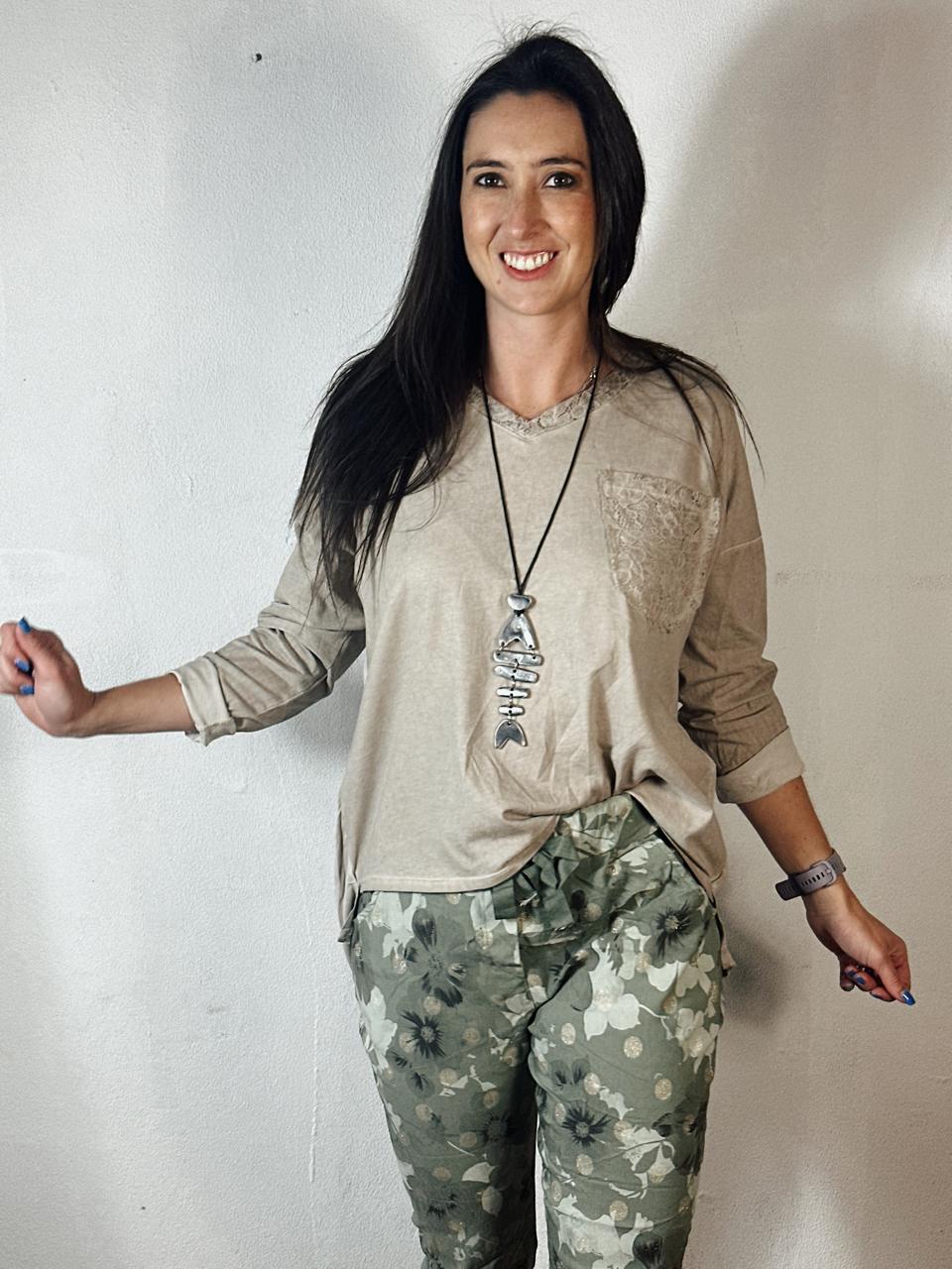 Miranda Top Stone