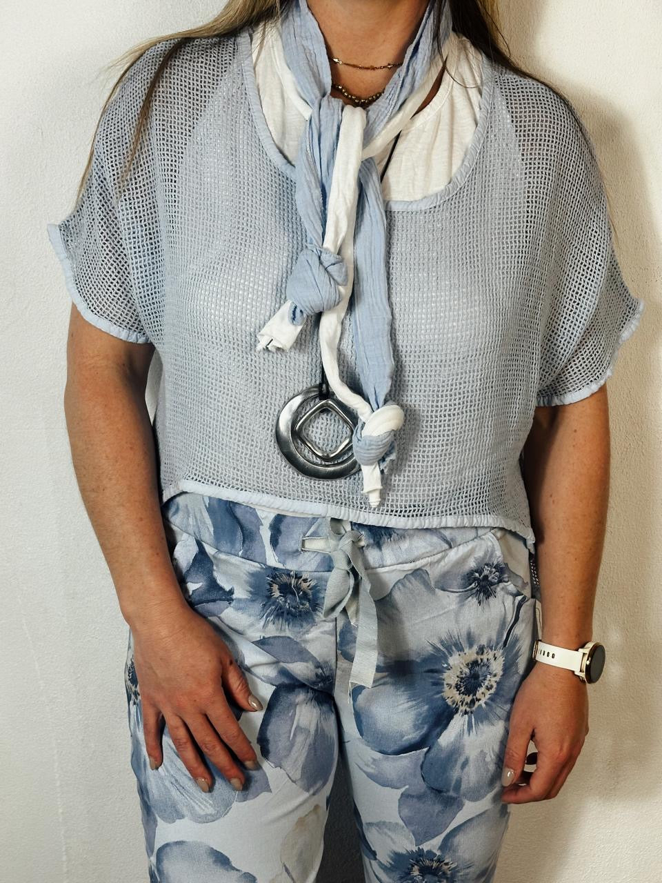Reese Top Blue