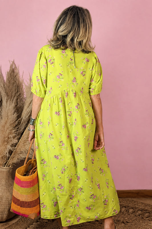 Primrose Dress Green
