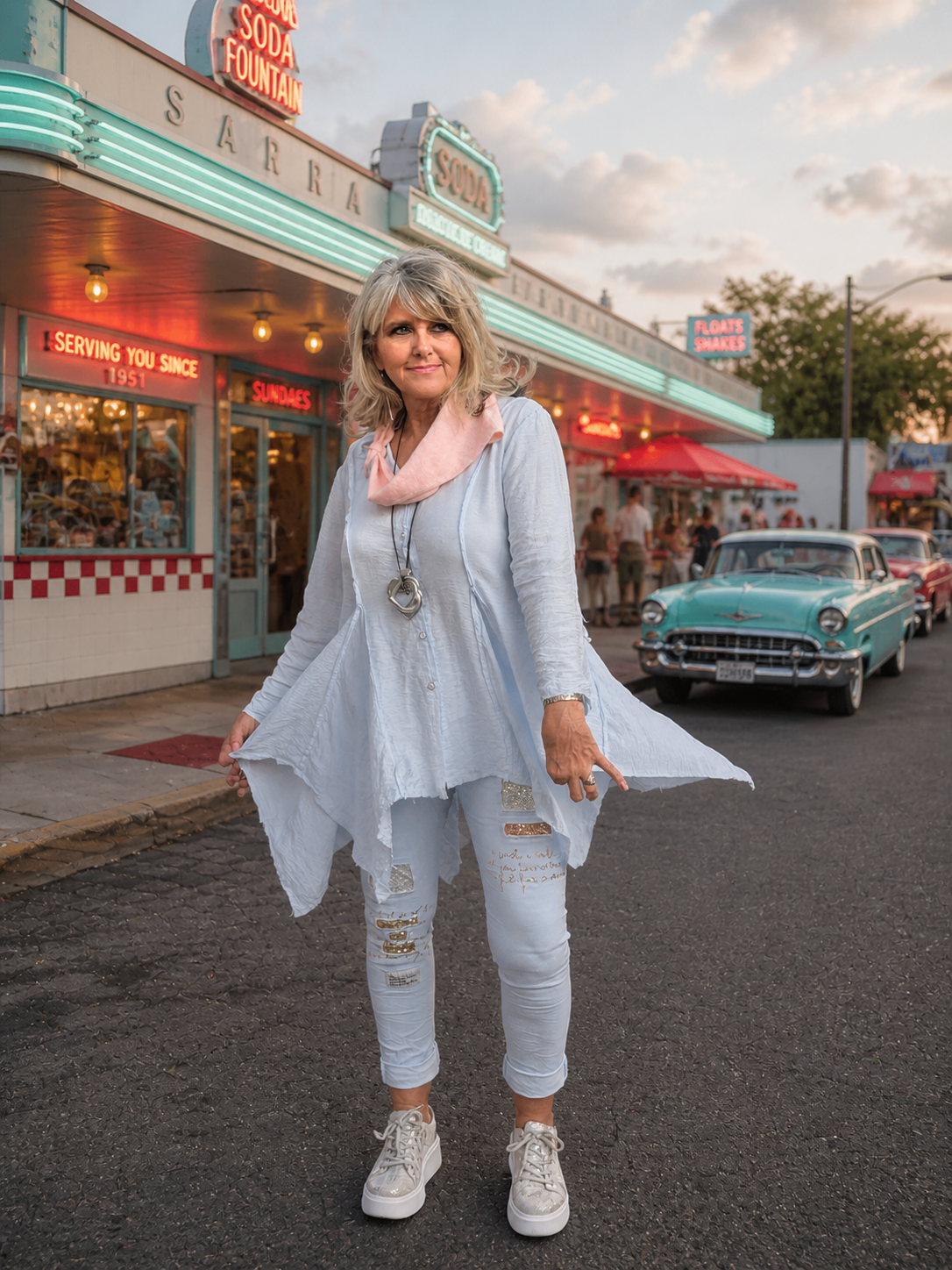 Matilda Top Blue