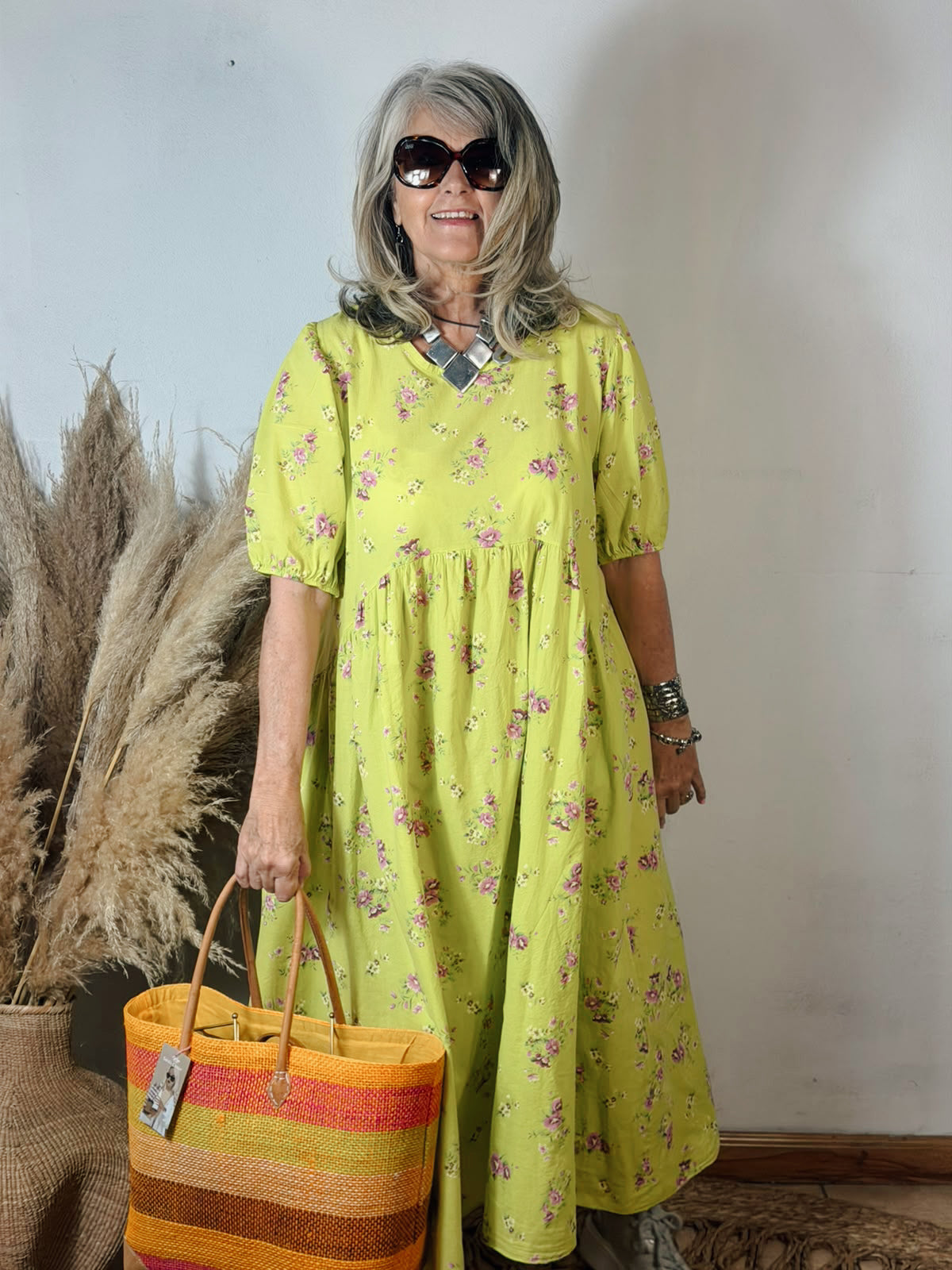 Primrose Dress Green