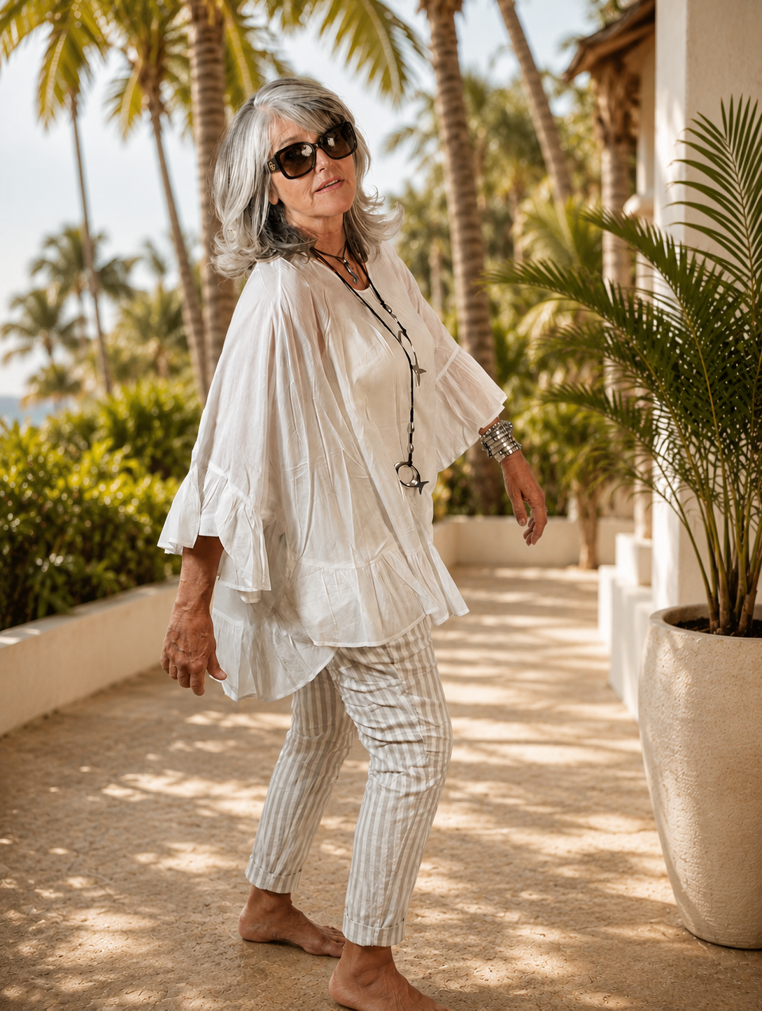 Yana Top White