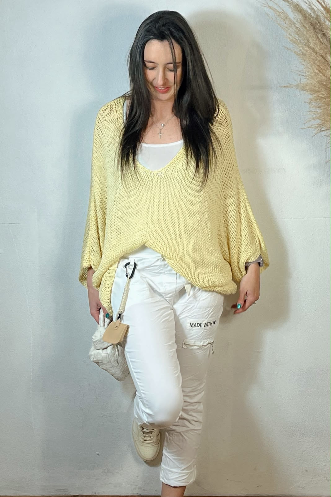 Donna Magic Pants White