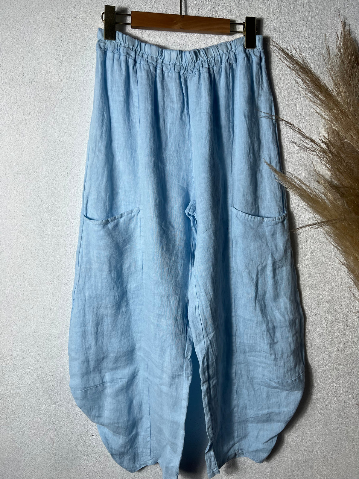 Lisa Linen Pants Blue