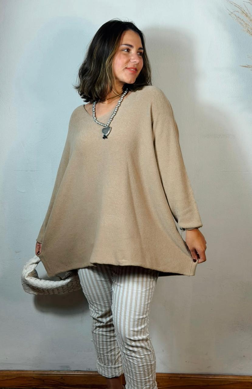 Zelma Jersey  Beige