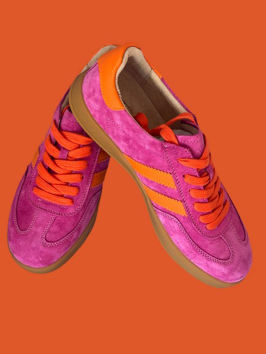Shiloh fuchsia and orange
