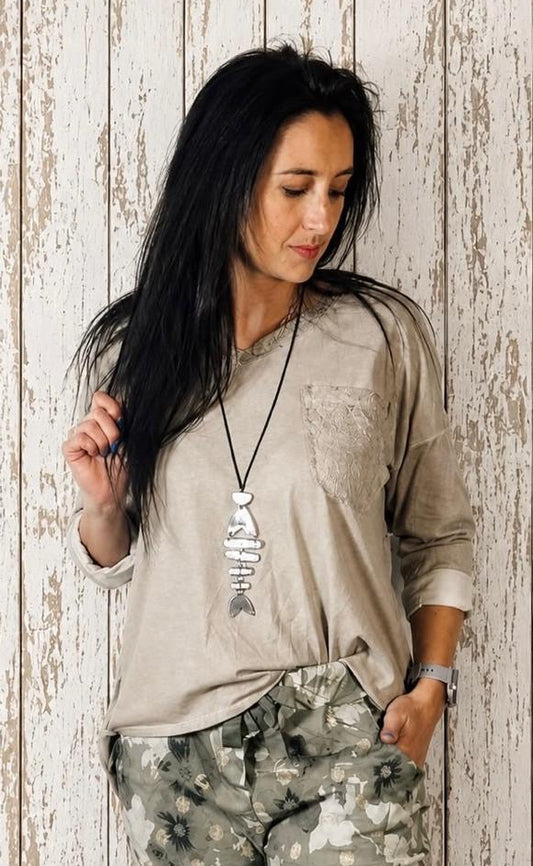 Miranda Top Stone