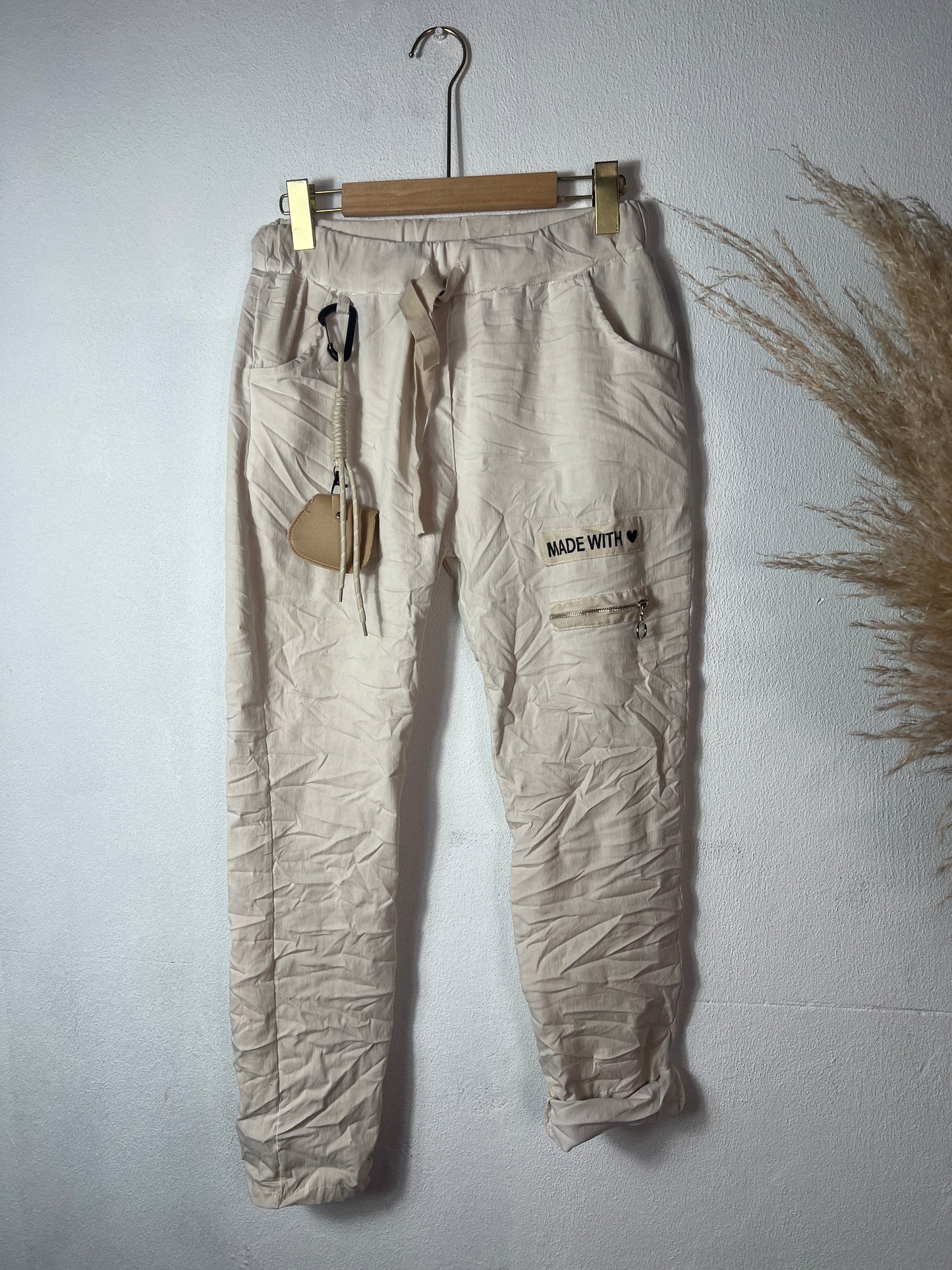 Donna Magic Pants Beige