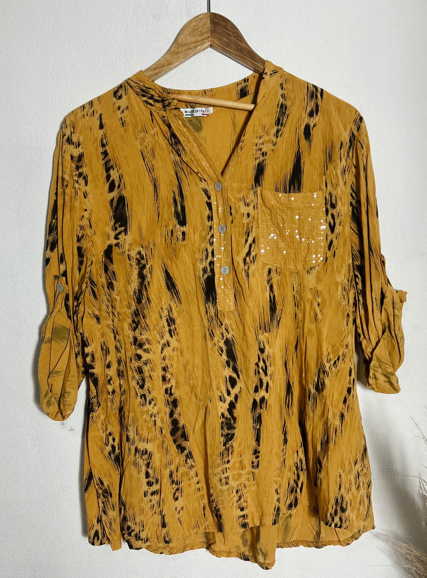 Fiona glitter pocket top