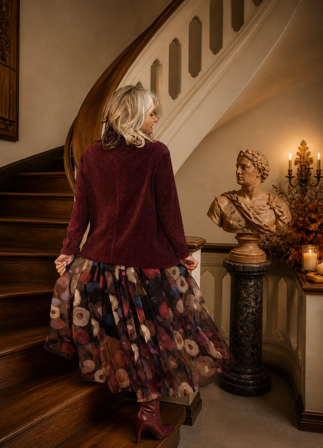 Helen Jacket Maroon