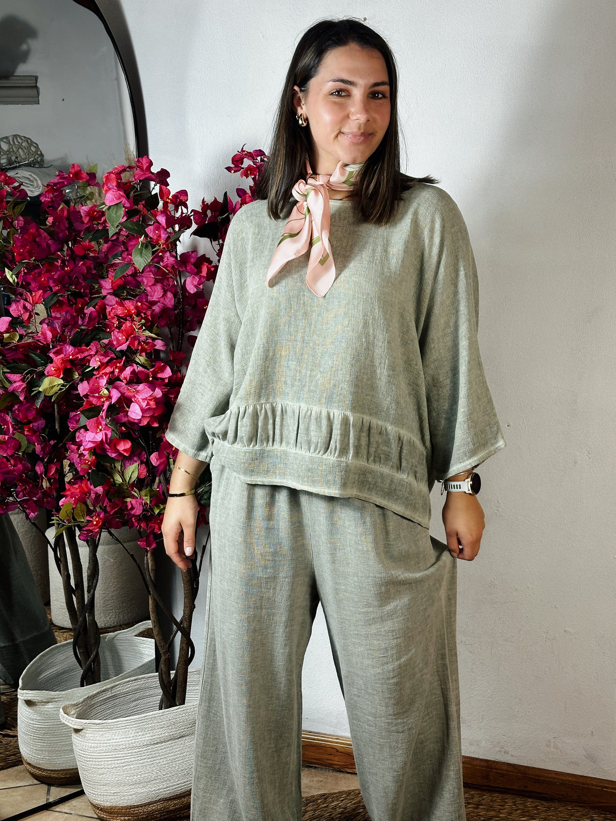 Agnes Top Olive