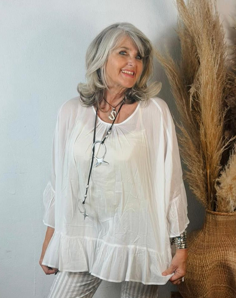 Yana Top White