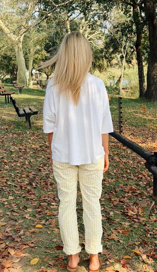 Yutika Top White