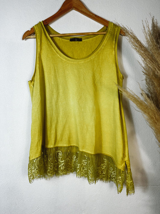 Olivia Camo Mustard