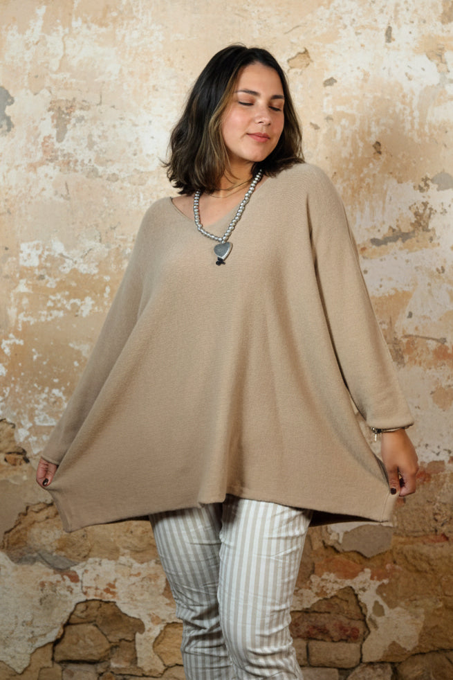 Zelma Jersey  Beige