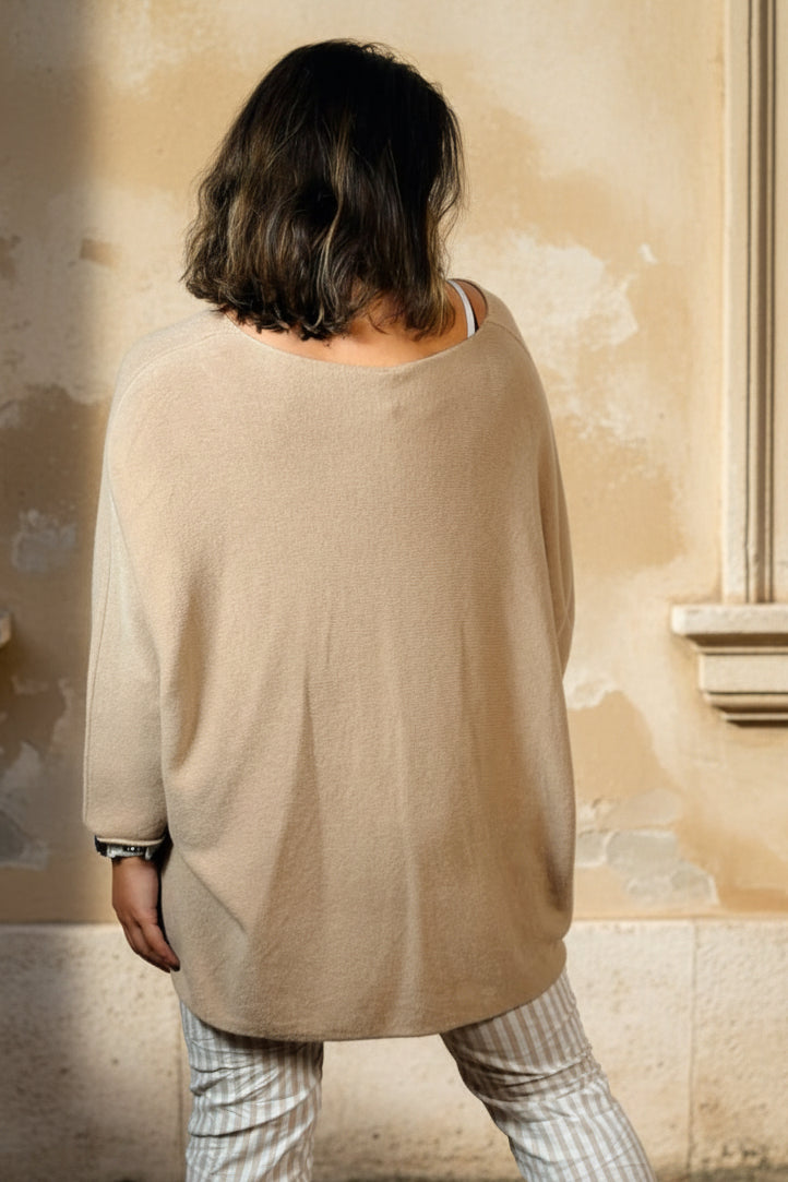 Zelma Jersey  Beige