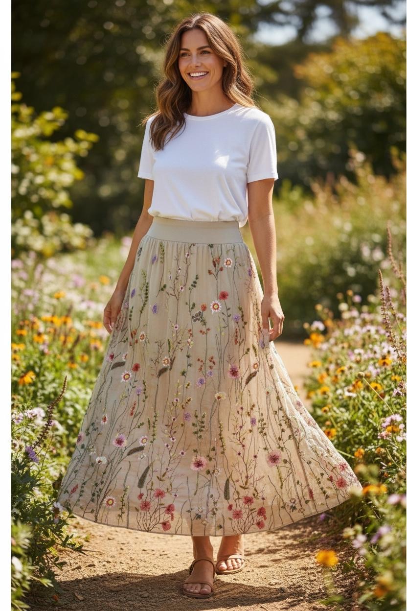 Floral Skirt
