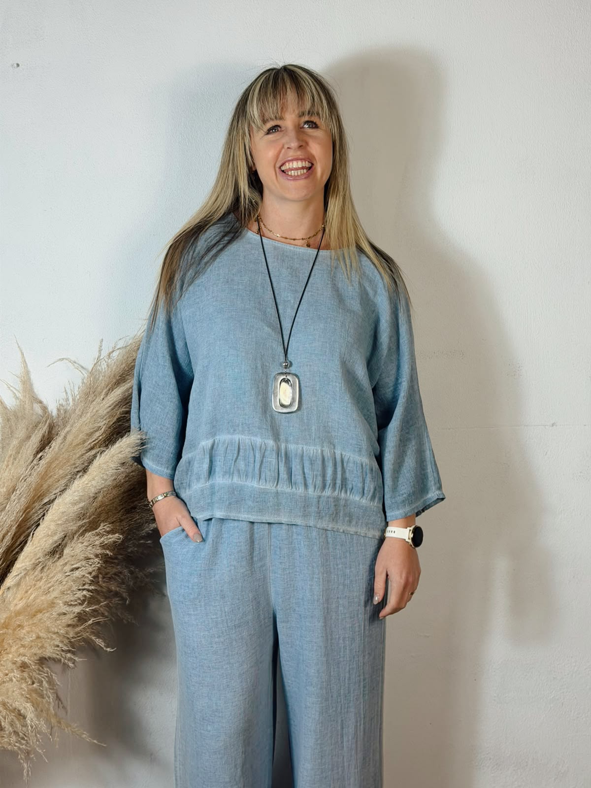 Agnes Top Blue