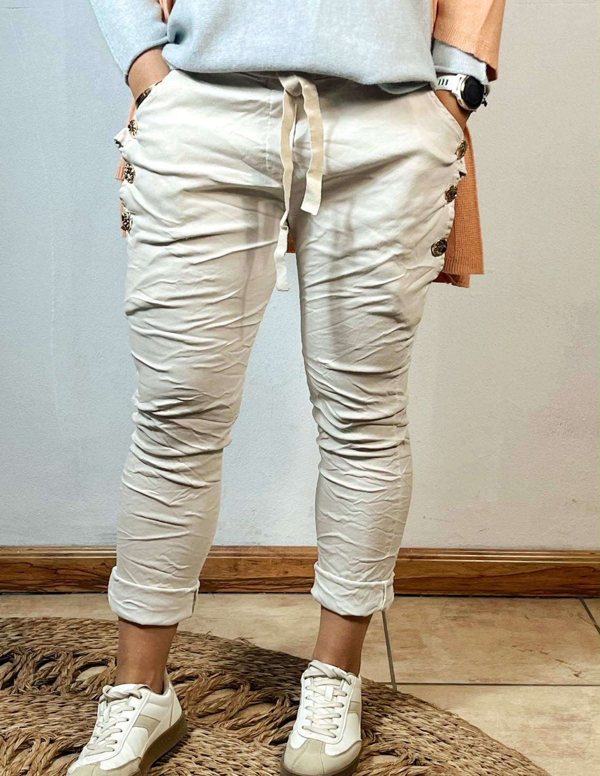 Evie Magic Pants Beige