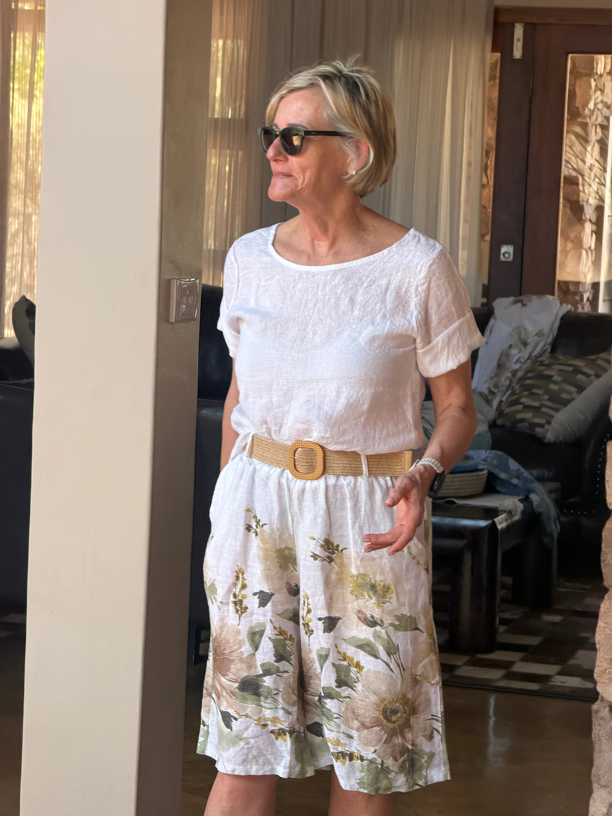 Nellie Linen Top