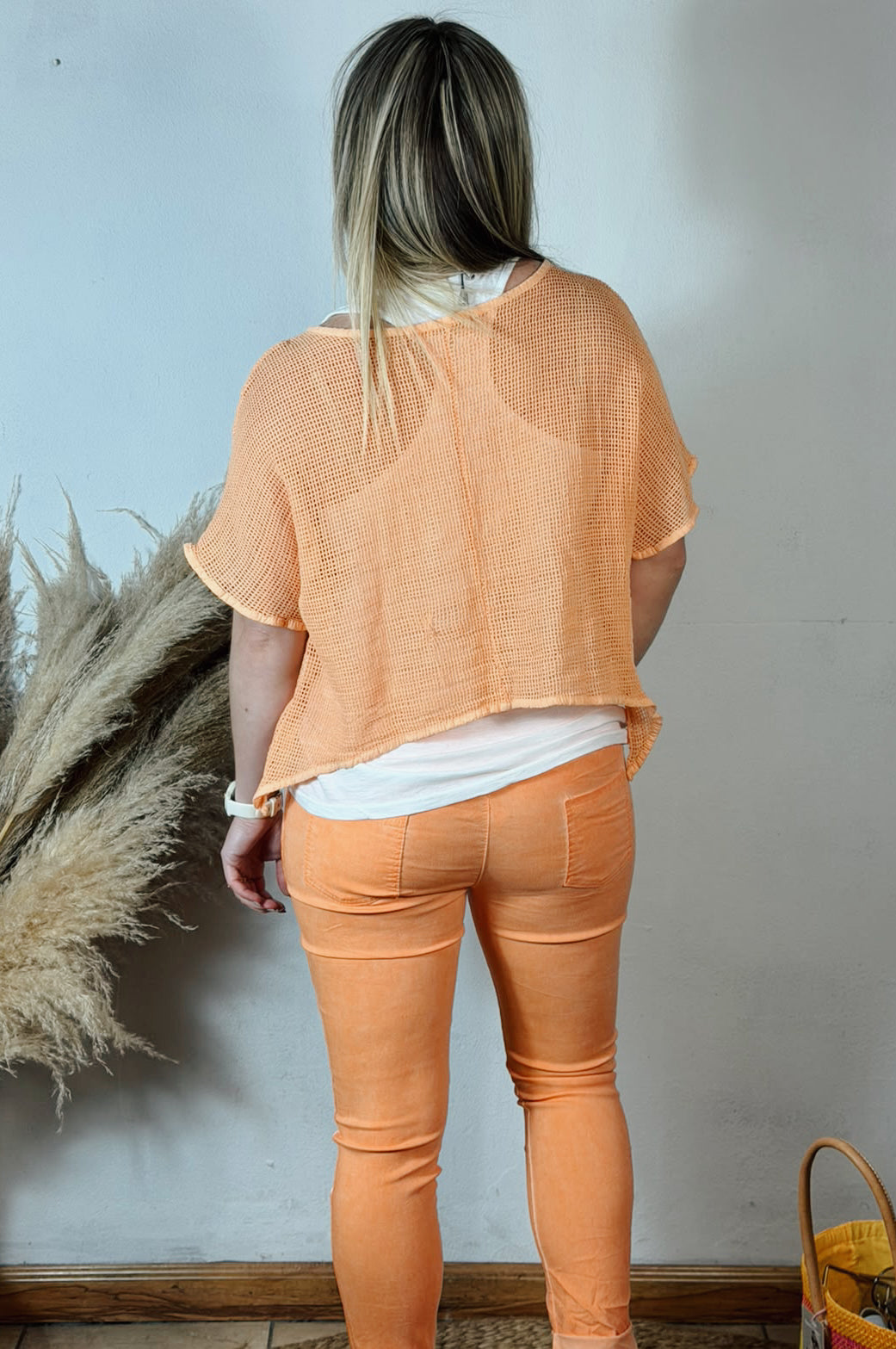 Reese Top  Orange