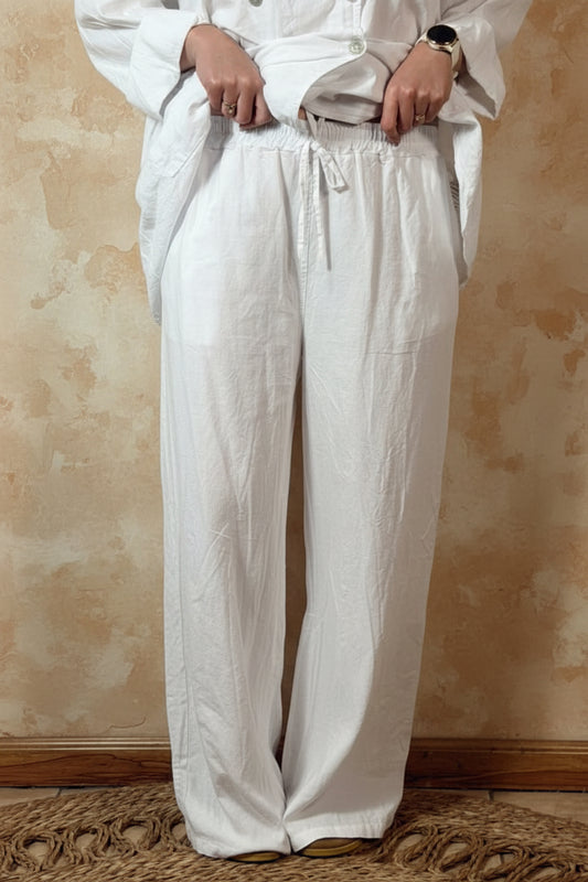 Sophia Pants White