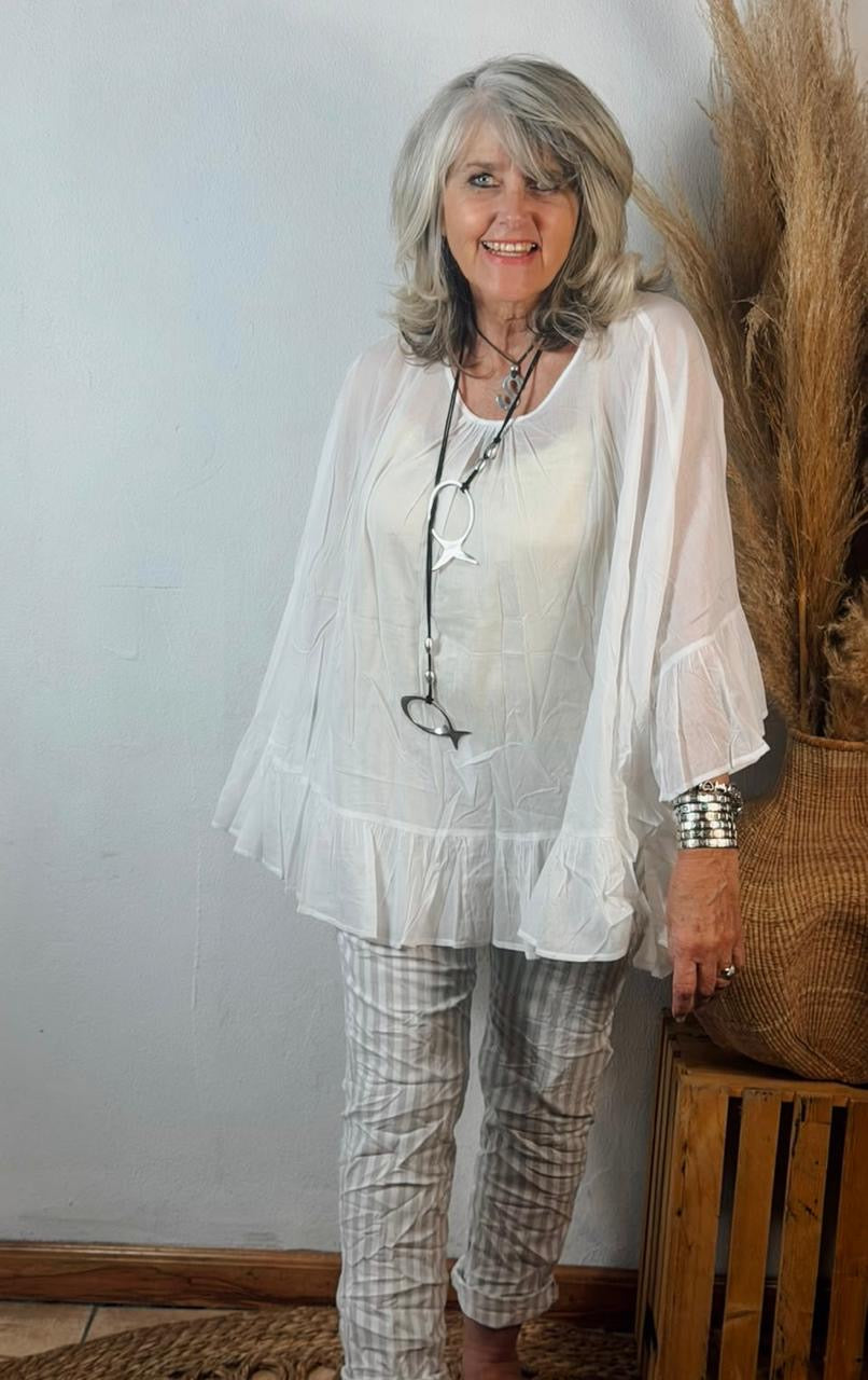 Yana Top White