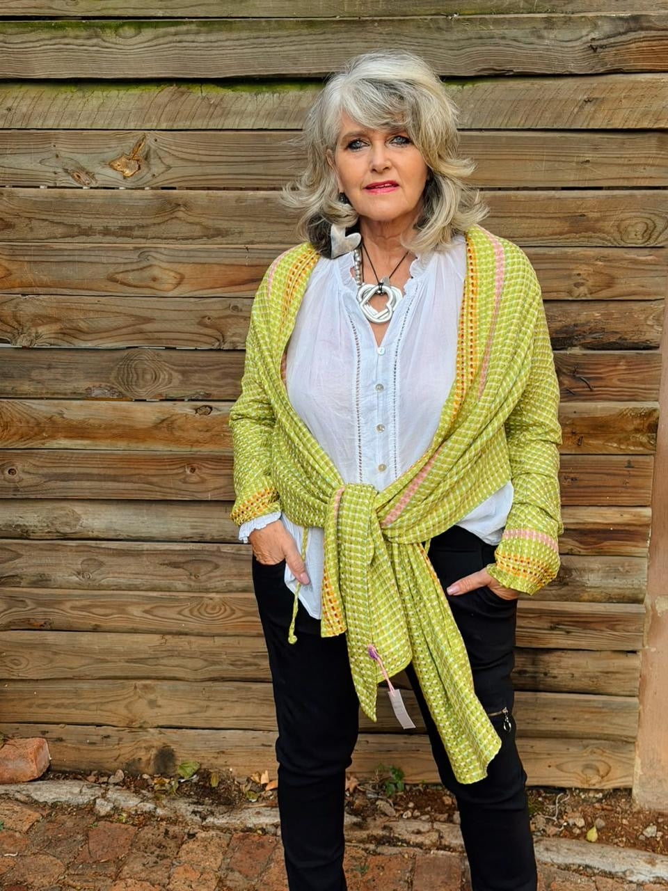 Scarf top Green