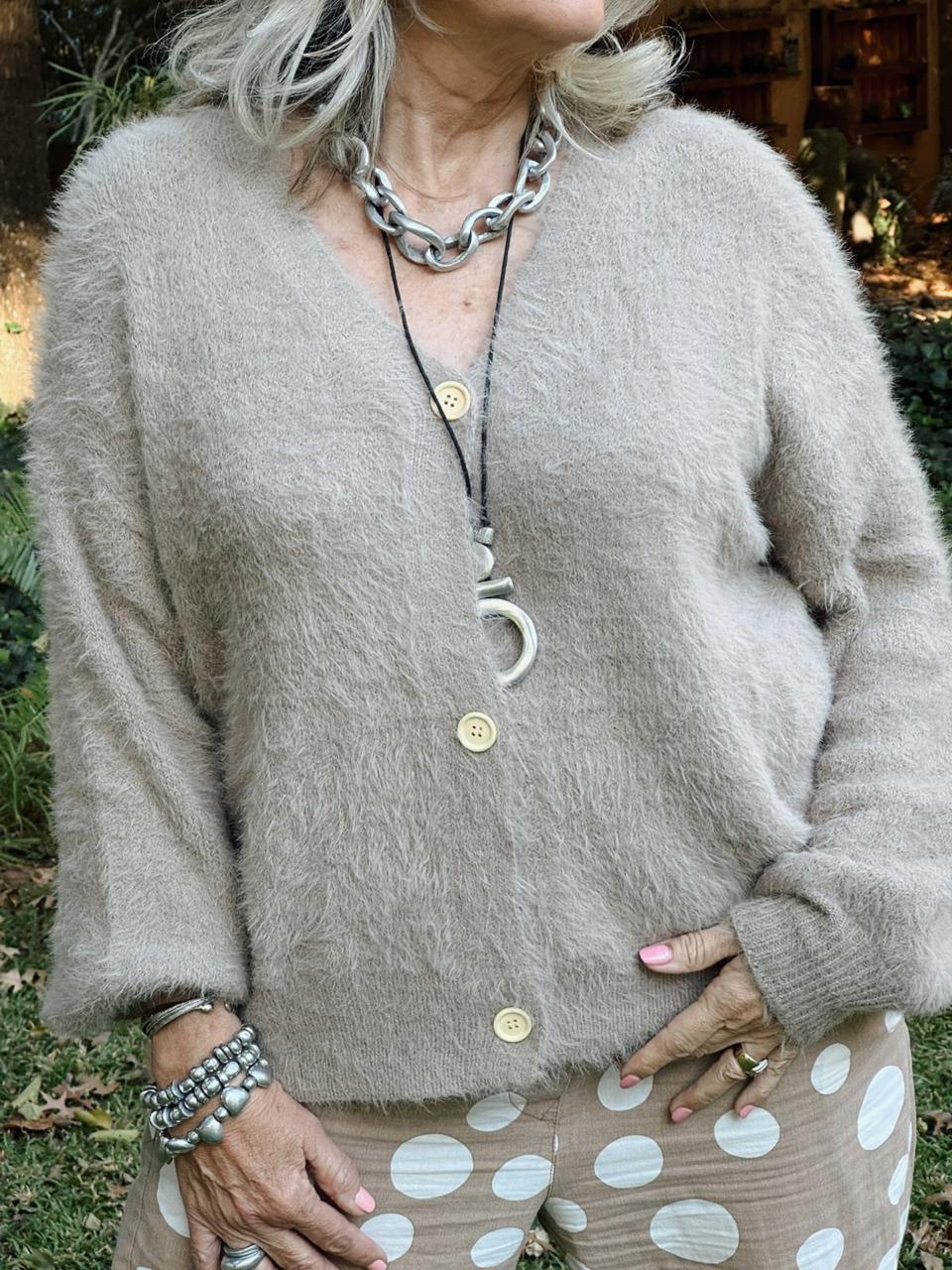 Beige cardigan
