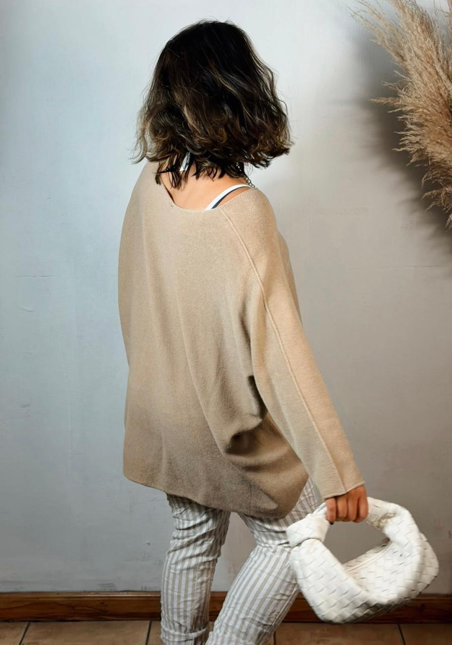 Zelma Jersey  Beige