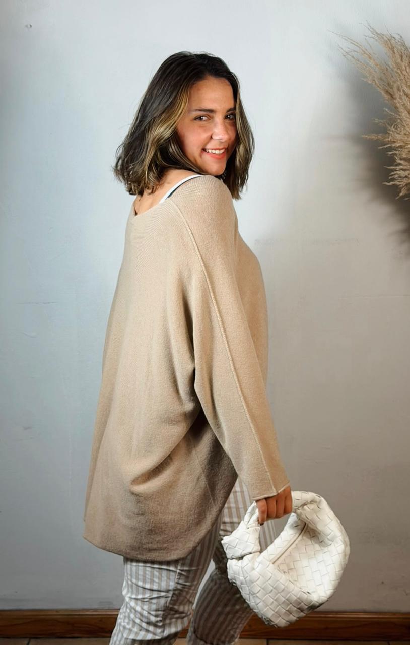 Zelma Jersey  Beige