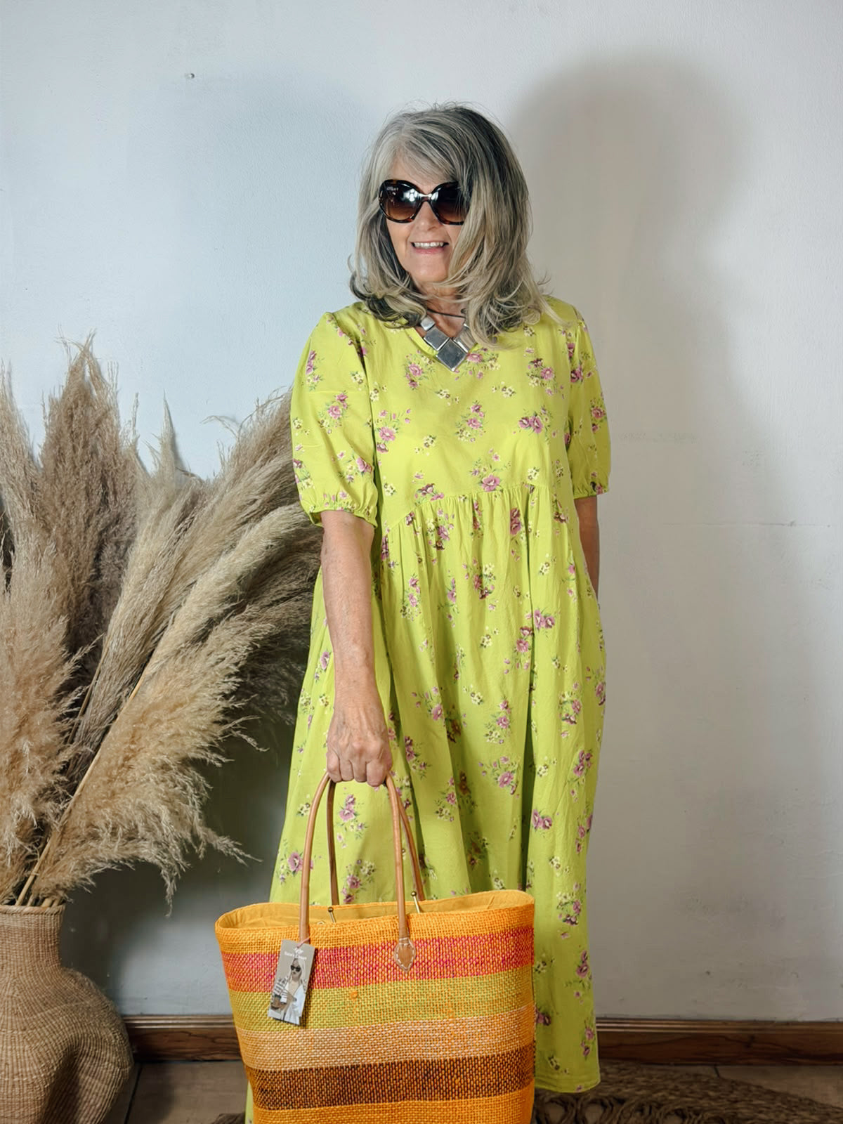 Primrose Dress Green