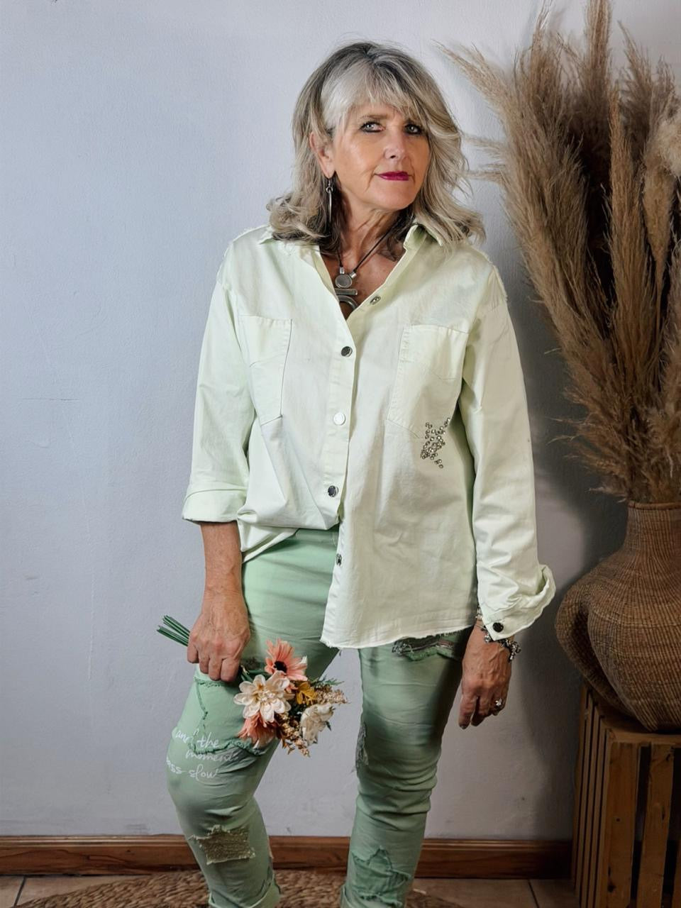 Star Magic Pants Mint
