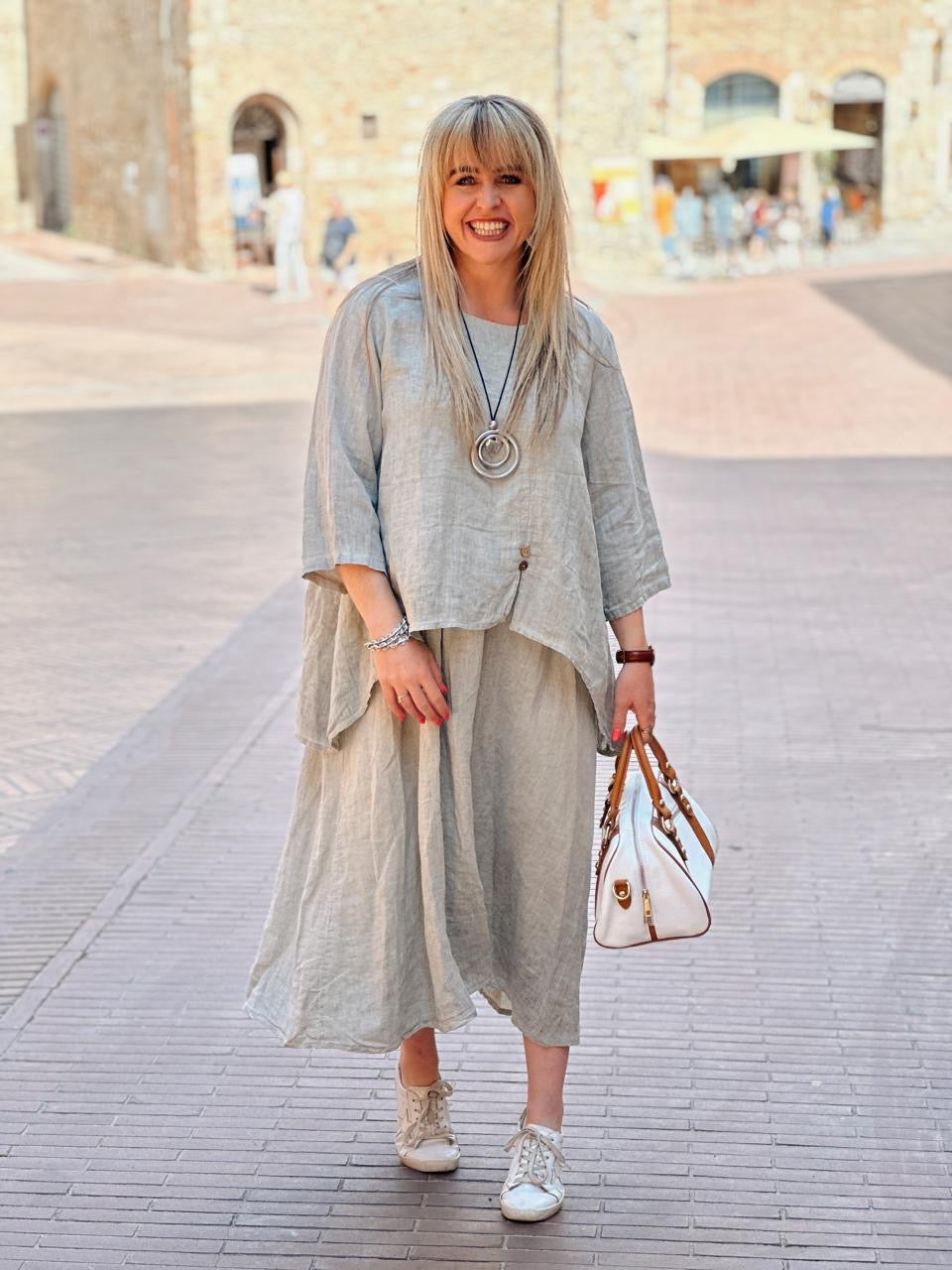 Kumud linen dress