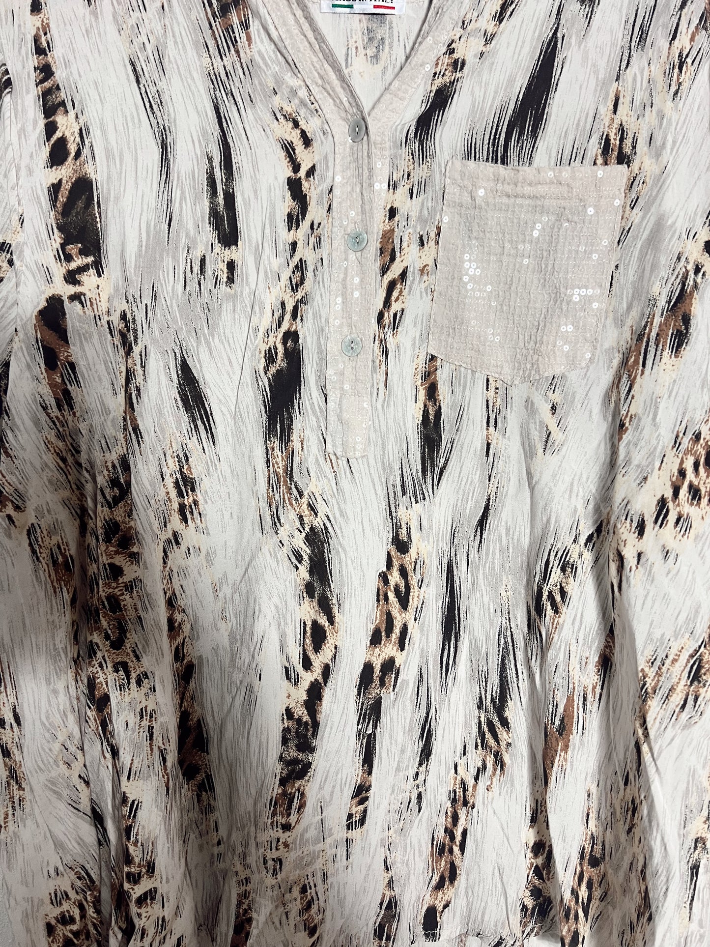 Fiona glitter pocket top