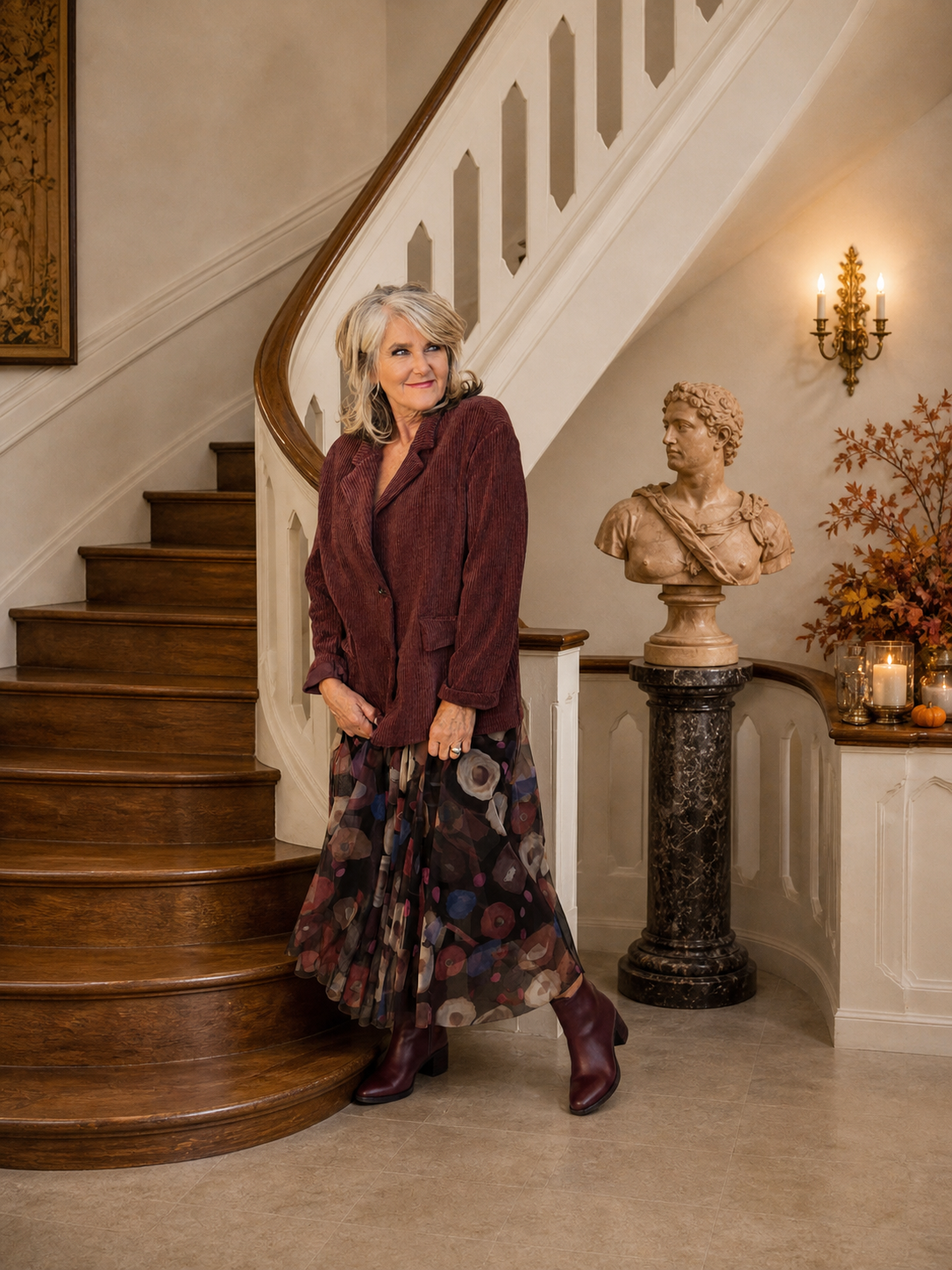 Helen Jacket Maroon