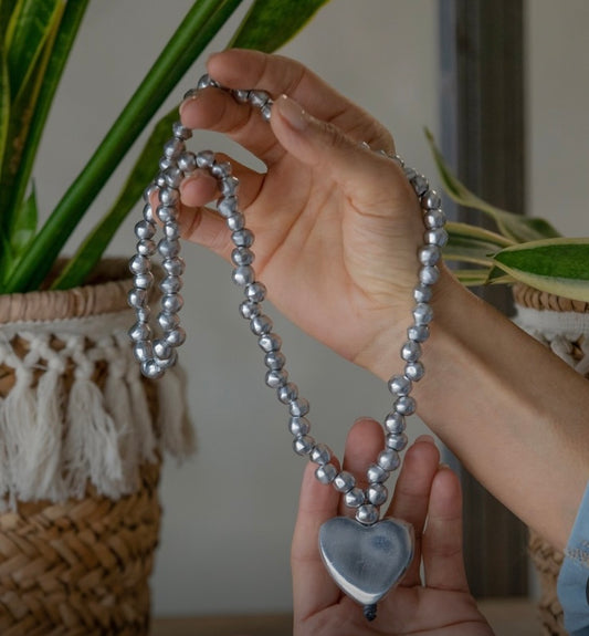 Beaded Heart Necklace