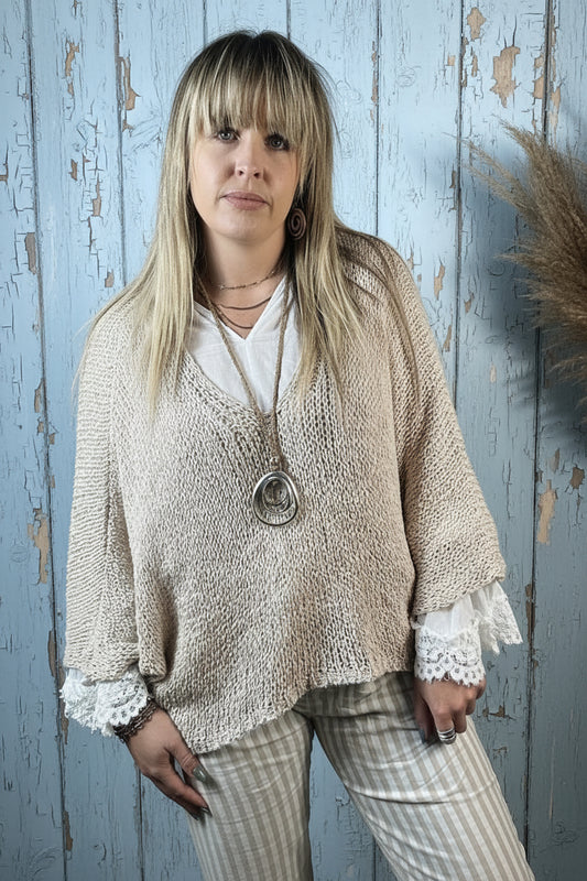 Kaia Jersey Beige