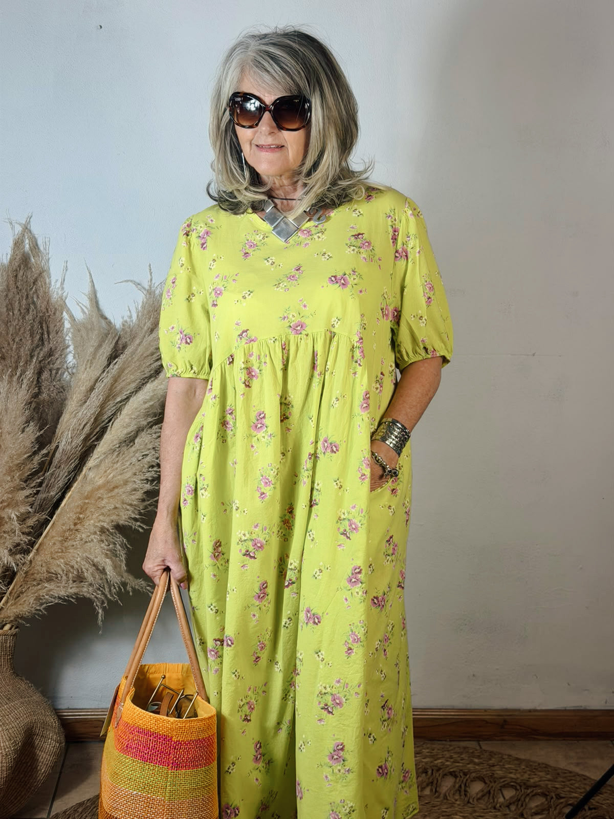 Primrose Dress Green