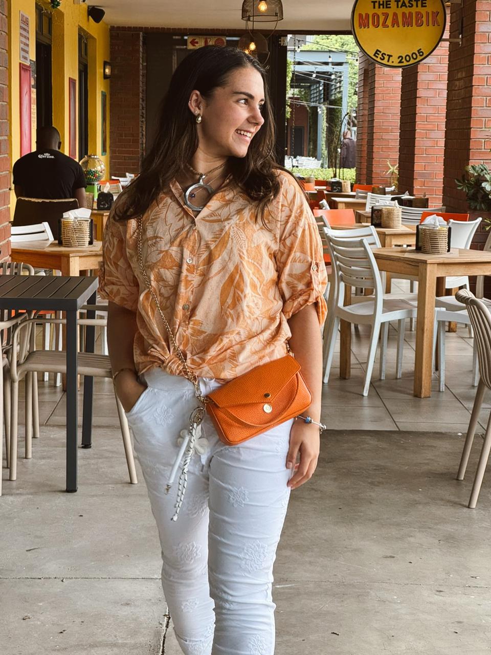 Imani leather handbag