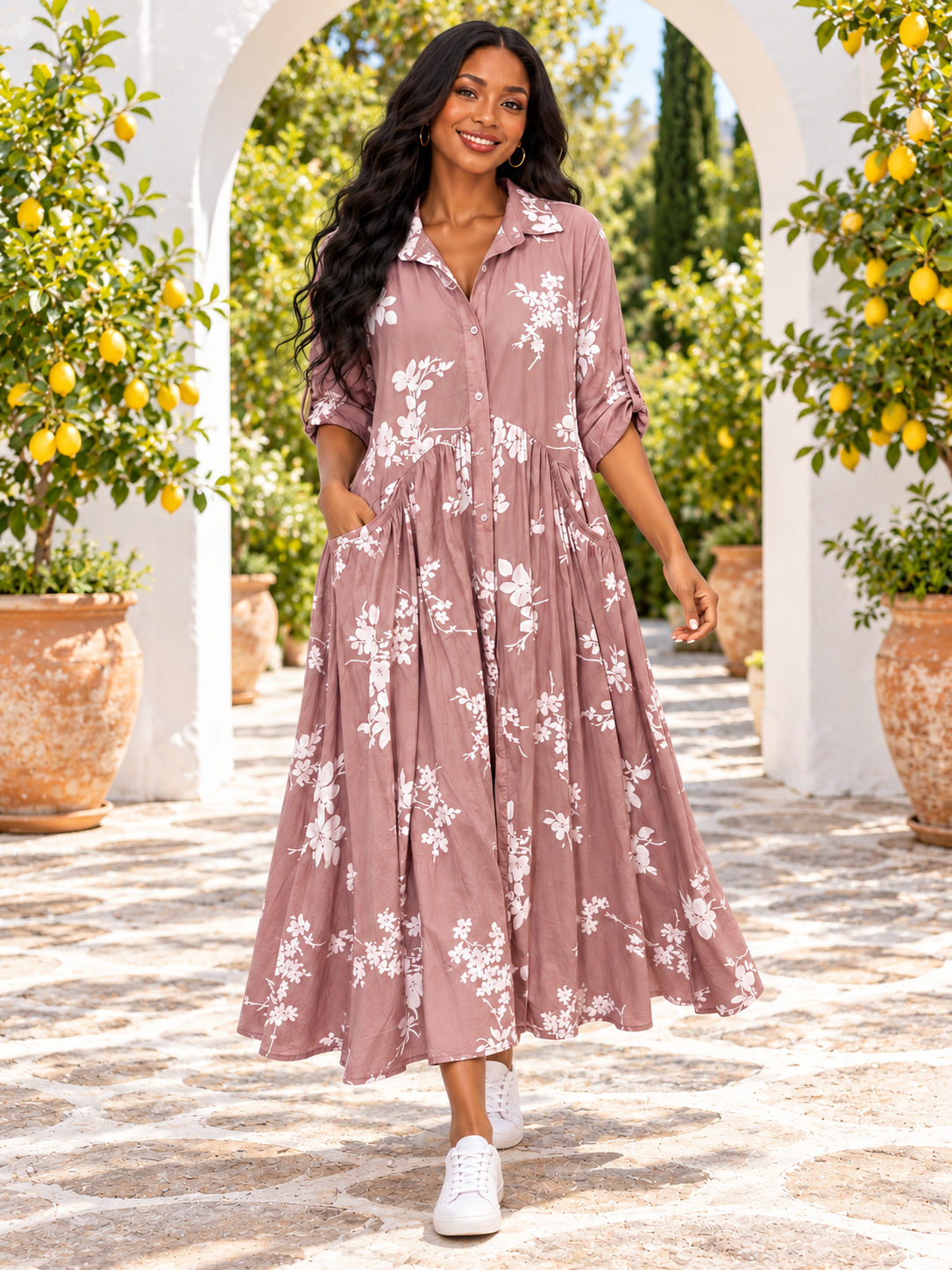 Magnolia Dress  Pink