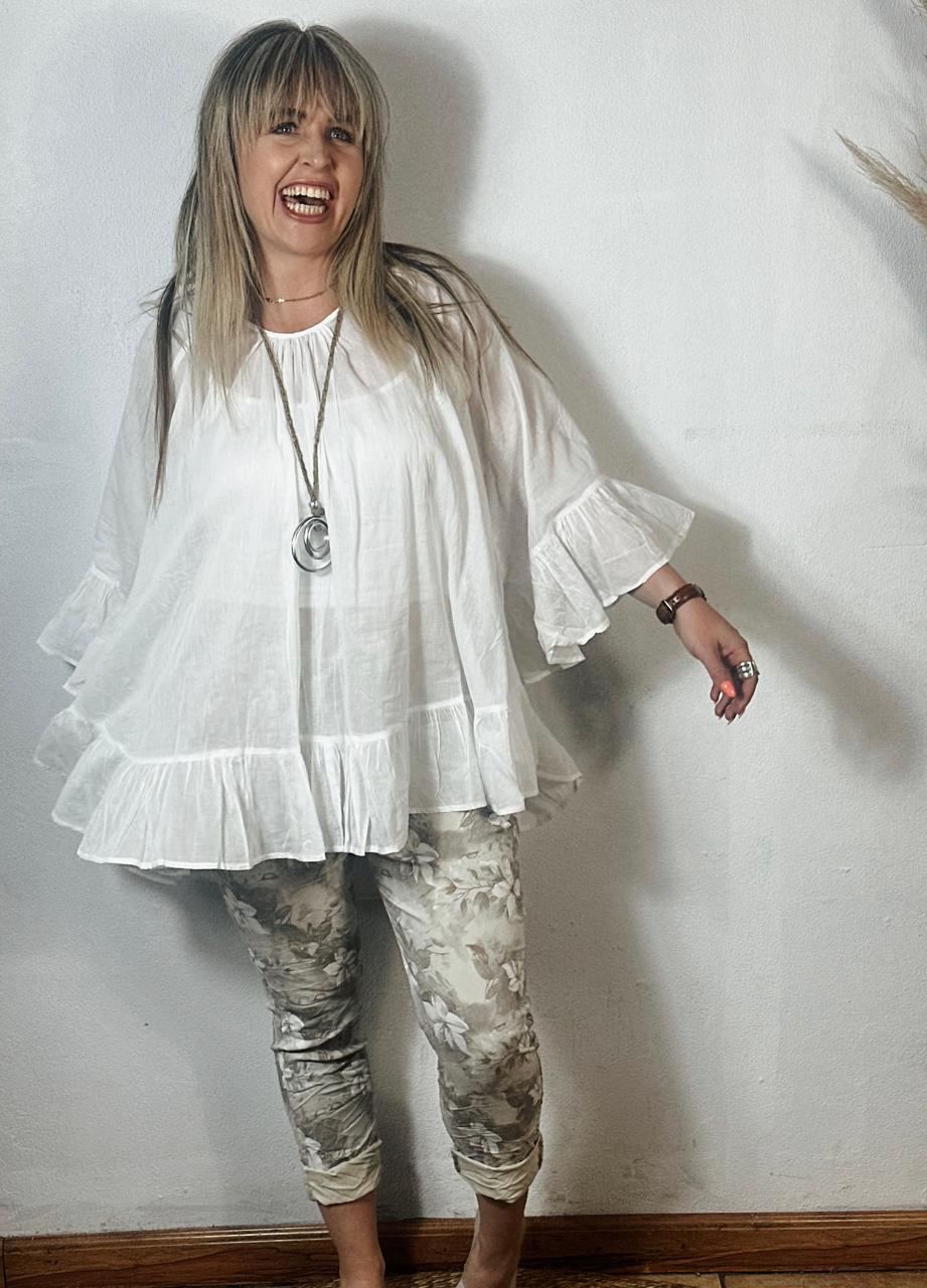 Yana Top White